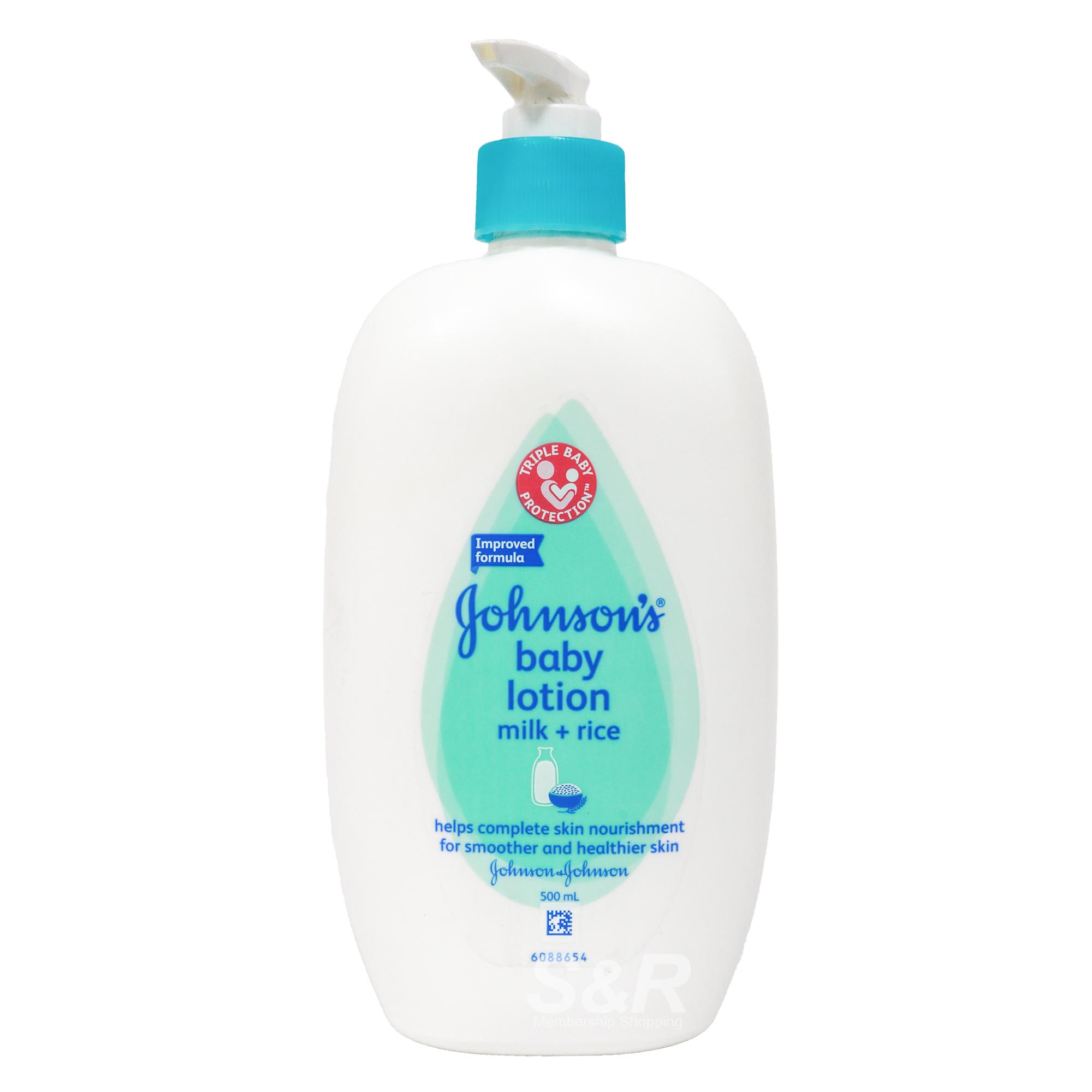 Johnson's Baby Lotion Milk and Rice 500mL